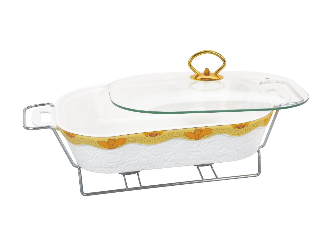 Vicenza Penghangat Makanan Persegi Panjang - Lily B918